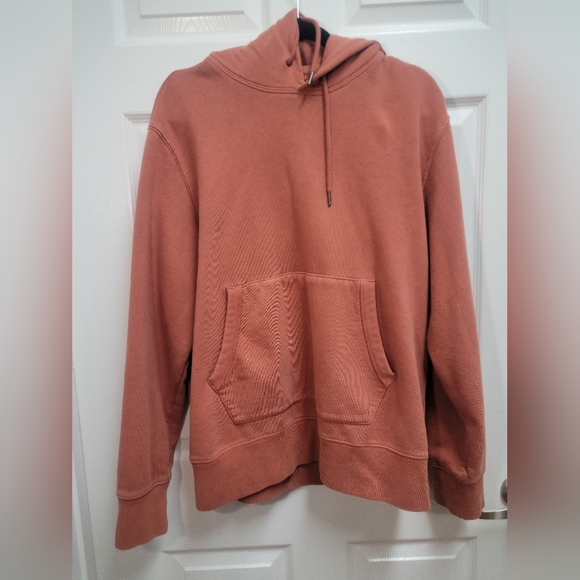 Madewell Men's Terracotta Hoodie - Picture 3 of 9